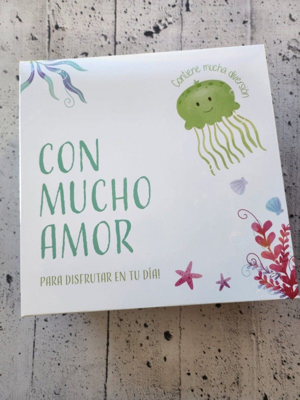 Producto - Caja " Con Amor" Mar 20x20x9,8