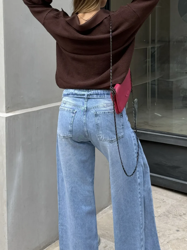 Producto - JEAN WIDE DOBLE CELESTE MARVIN - 2