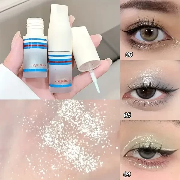 Producto - Sombras y delineador liquido shimmer coreano Gege Bear