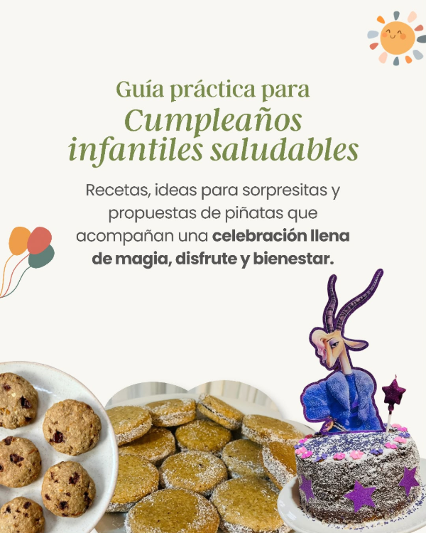 Producto - Recetario cumpleaños infantiles saludables