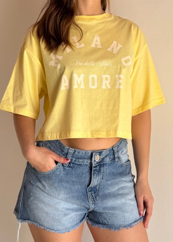 Producto - Remera Crop Milano