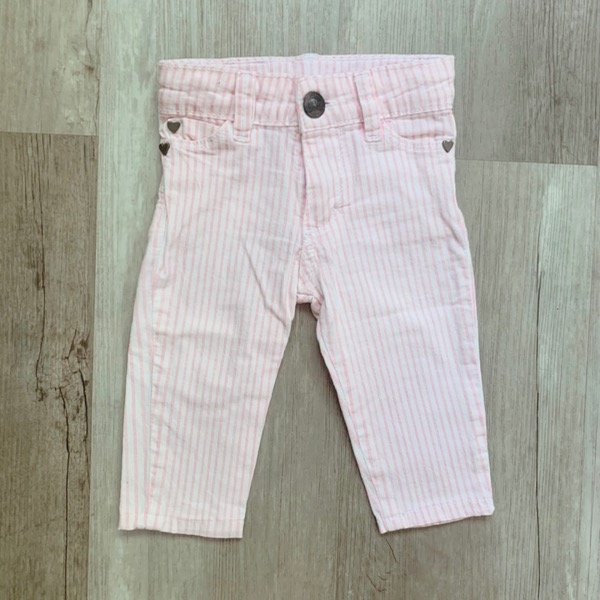 Producto - Jean Grisino Rosa y Blanco 12M