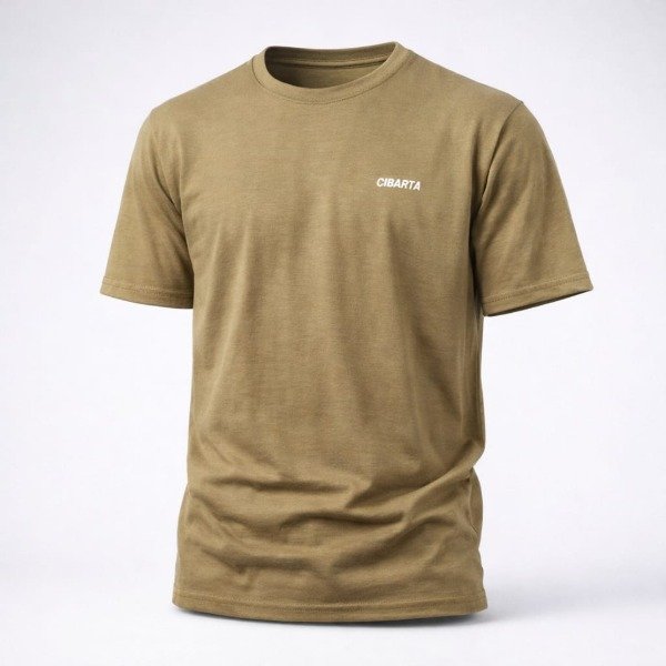 Producto - Remera Basica Cibarta Marron algodón