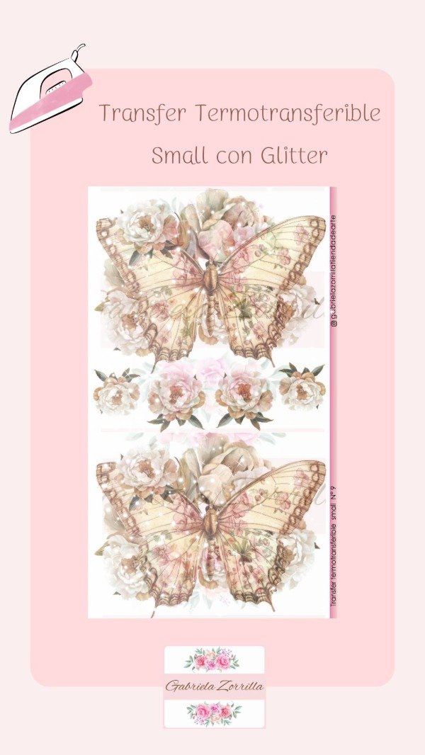Producto - Transfer Termotransferible Small con Glitter N9
