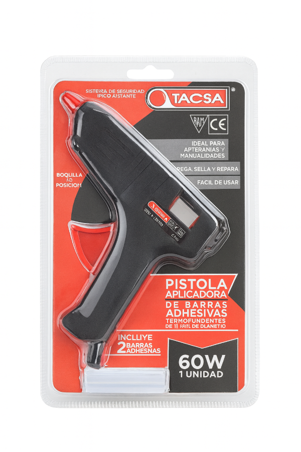 Producto - Combo Pistolas Encoladoras TACSA 10W mas 60W  Hogar, Manualidades y Taller
