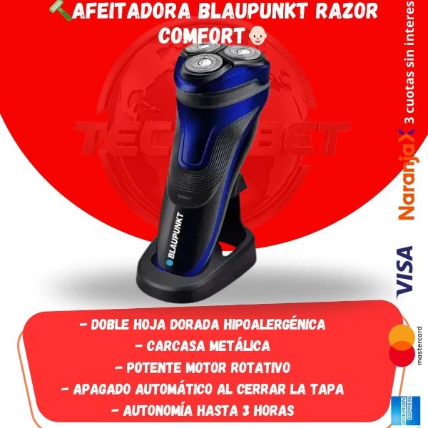Producto - AFEITADORA BLAUPUNKT RAZOR COMFORT