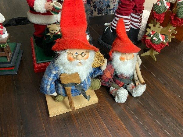 Producto - ADORNO DE NAVIDAD PAR DUENTES 30 y 25cm. PRECIO POR AMBOS #10044