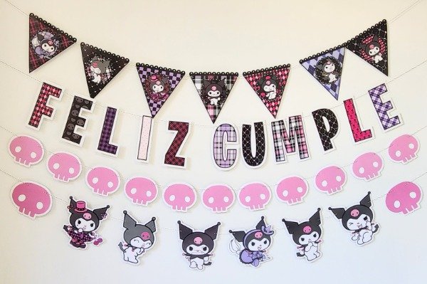 Producto - Kuromi Set x 4 Guirnaldas