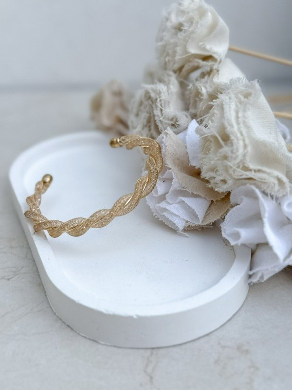 Producto - Pulsera Trenzada Fantasía Dorada