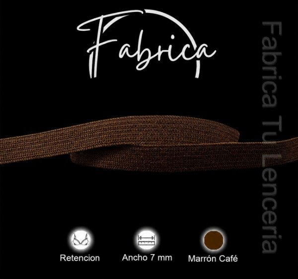 Producto - Retención Marrón Café 7mm (por metro)