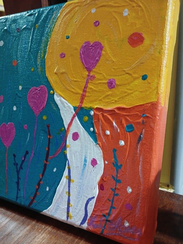Producto - Cuadro Decorativo- Jardín de Corazones - 1