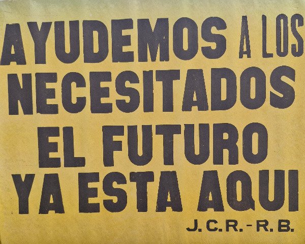 Producto - Romero, Juan Carlos / Barragán, Ro - Afiche político