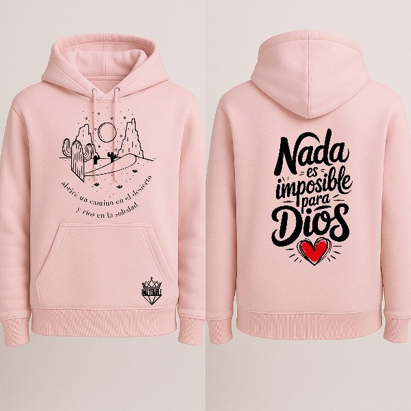Producto - Buzos Algodon Peina Friza Invisible Premiun "Nada es Impsible para Dios"