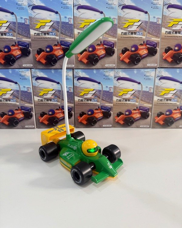 Producto - LAMPARA LED AUTO VELADOR FORMULA 1 - VERDE CON AMARILLO
