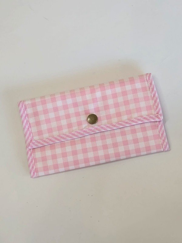 Producto - Billetera Oli - Cuadrille Rosa