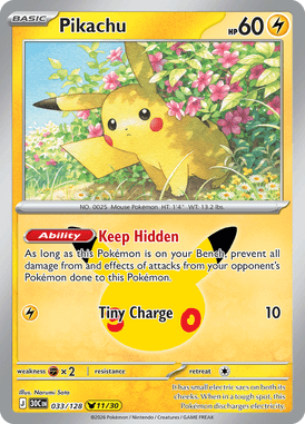 Producto - Pikachu 033/128 (30th Celebration)