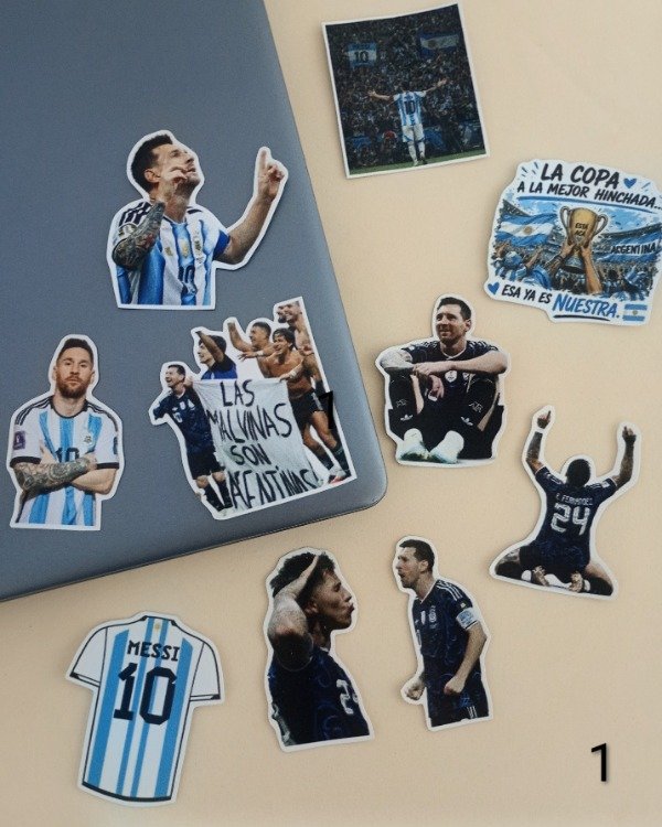 Producto - Stickers Argentina Mundial x10