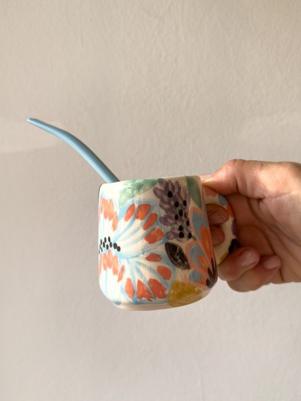 Producto - MATE CON ASA NARANJA