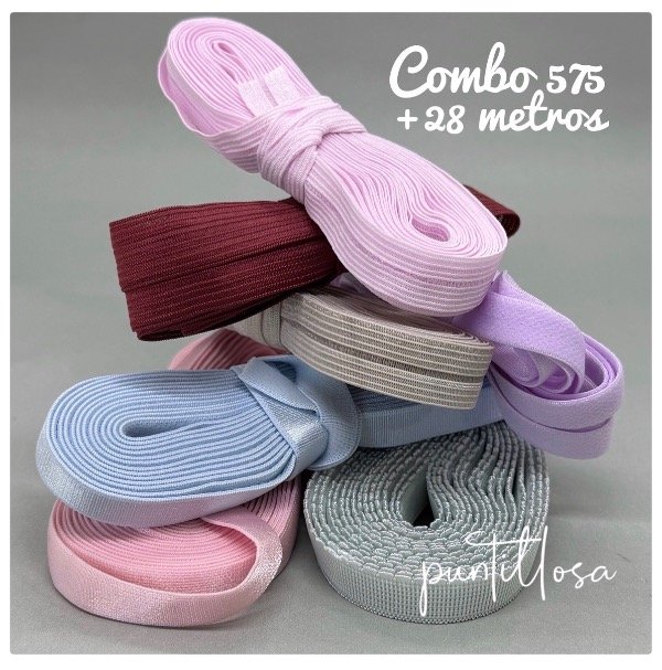 Producto - Combo 575- Elásticos Surtidos +28 metros