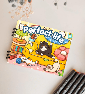 Producto - Libro para Colorear virales  Perfect Life
