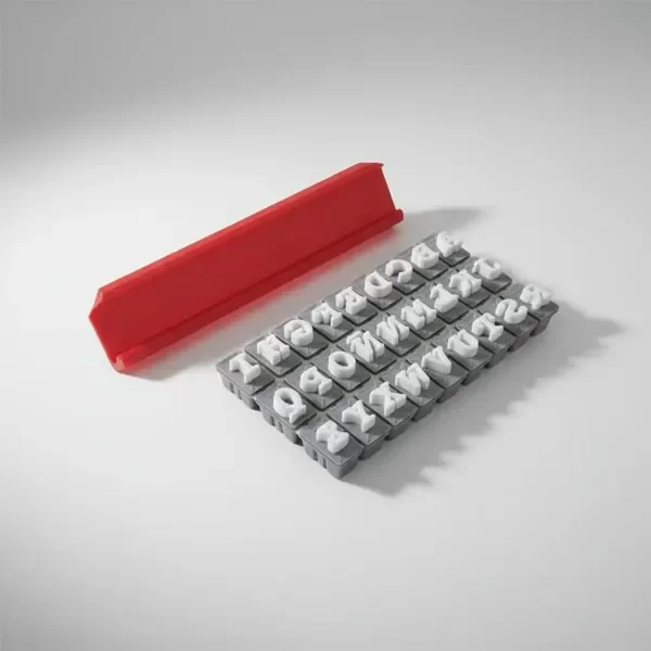 Producto - Sellos Abecedario Imprenta Con Regla 10cm Letras Numeros Azar Letras