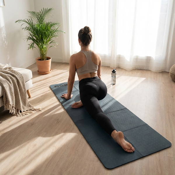 Producto - Mat de Yoga Plegable Azul - COLCHONETA DRB