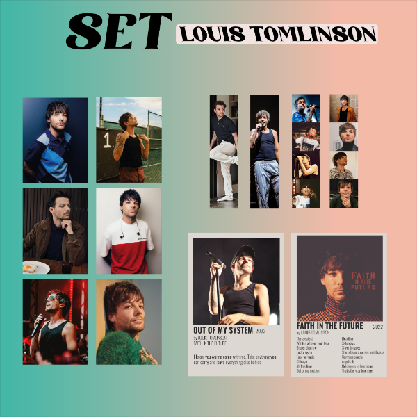 Producto - SET PLASTIFICADO Louis Tomlinson
