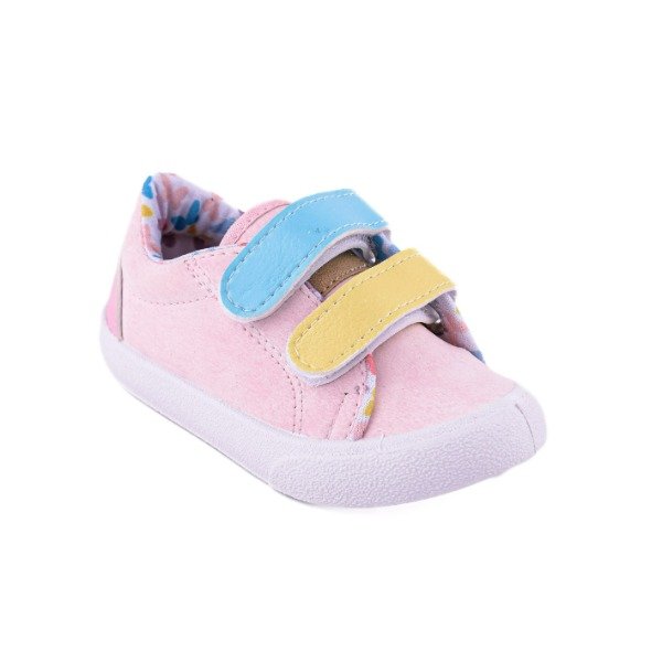 Producto - Zapa Mini Velcro - Rosa Mariposas (por par)
