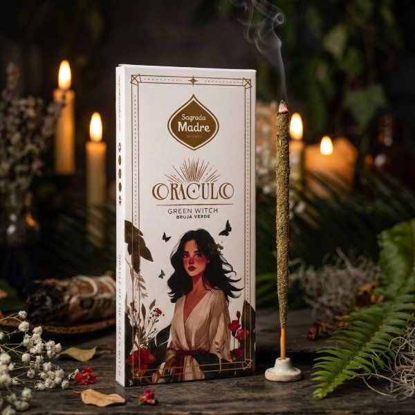 Producto - Sahumerio ORÁCULO DE LA BRUJA VERDE - 0