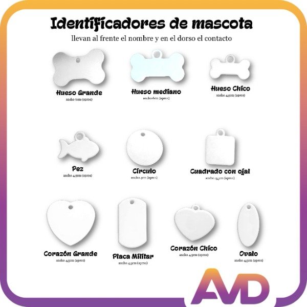 Producto - Identificadores de mascota - 1