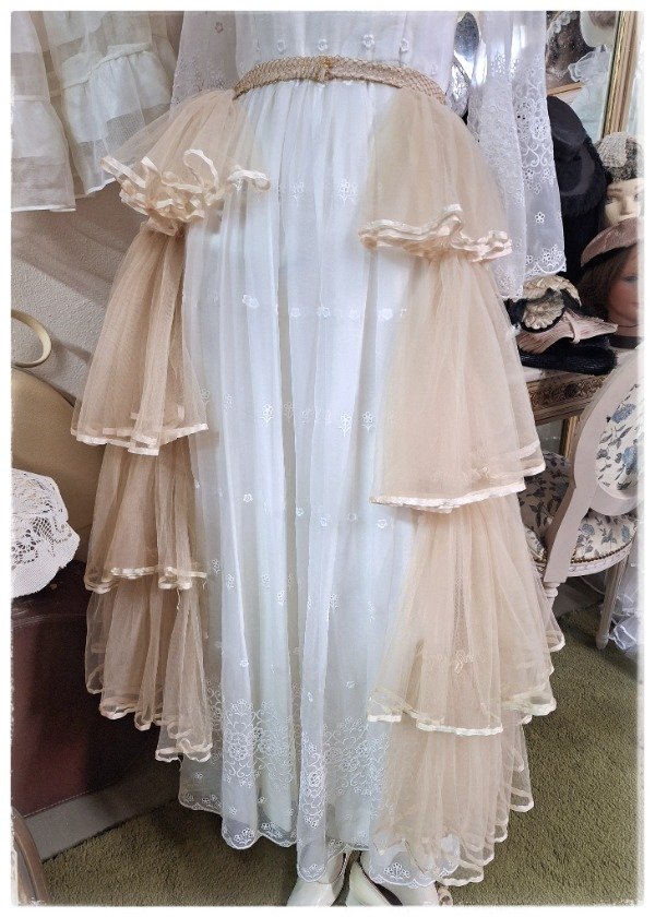 Producto - Sobre Falda de Capas y volados de tul
