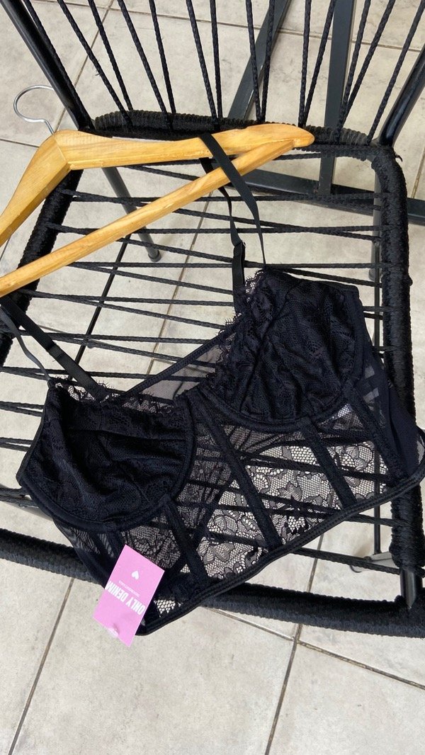 Producto - Corset encaje corto