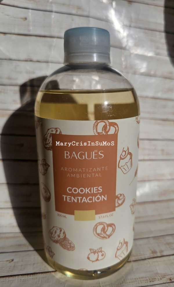 Producto - AROMATIZANTE AMBIENTAL COOKIES TENTACIÓN BAGUES 500ML.