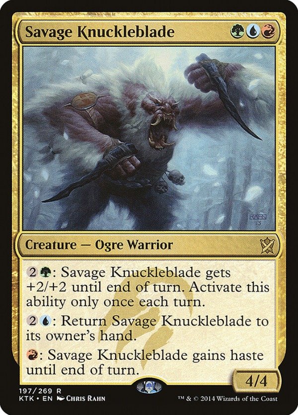 Producto - Savage Knuckleblade #197  Khans of Tarkir