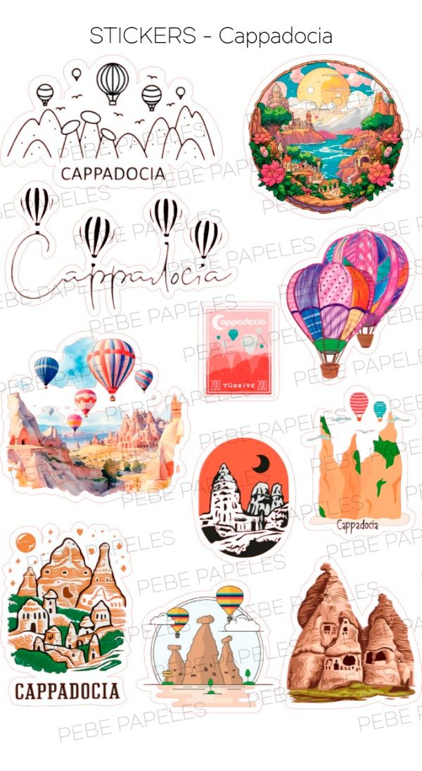 Producto - Stickers Cappadocia