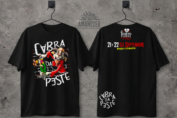 Producto - Remera Cabra Da Peste Flores 21y22 Septiembre