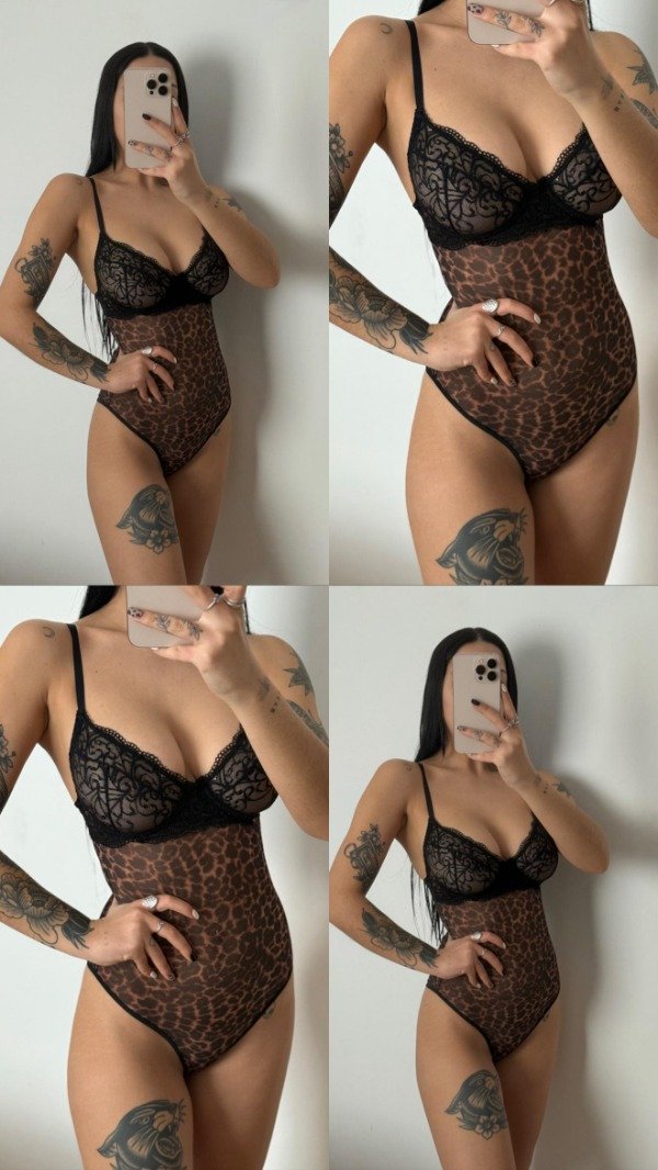 Producto - Body aro puntilla print