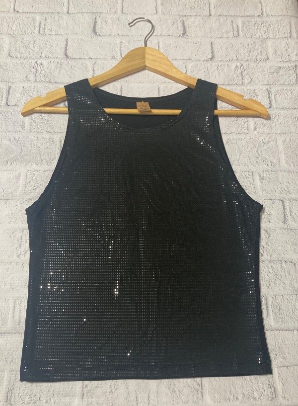 Producto - Top largo Black Gloss
