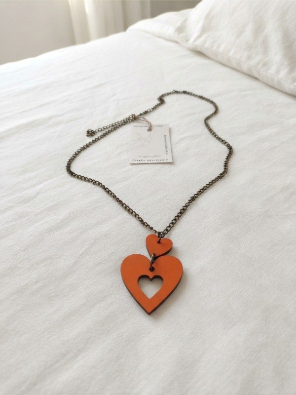 Producto - Collar Corazón / Naranja Valencia - 2
