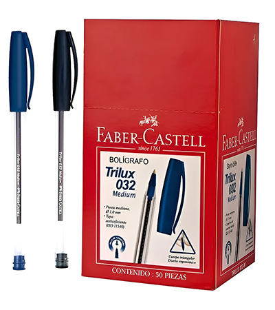 Producto - Boligrafo Faber TRILUX 032 - 0