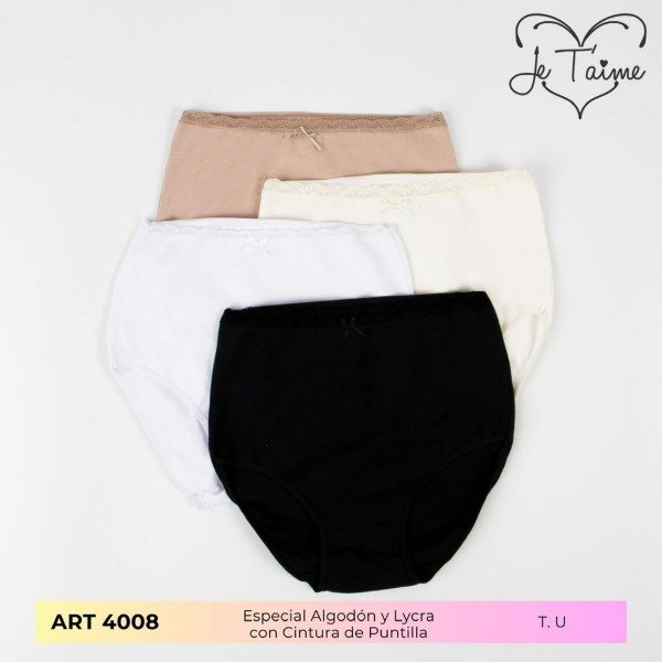 Producto - ESPECIAL BASICA CON ENCAJE ART 4008