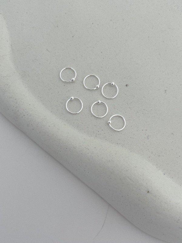 Producto - Piercing liso con bolita 0,6cm