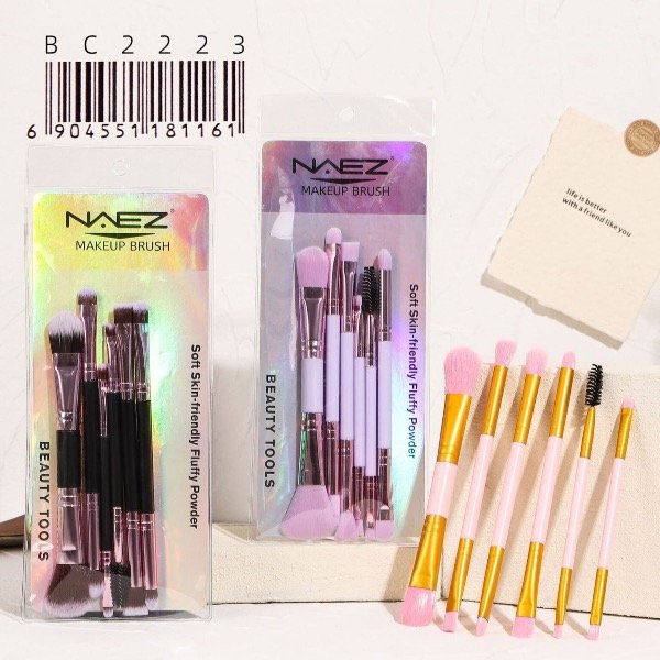 Producto - Set de brochas doble x6 - NAEZ