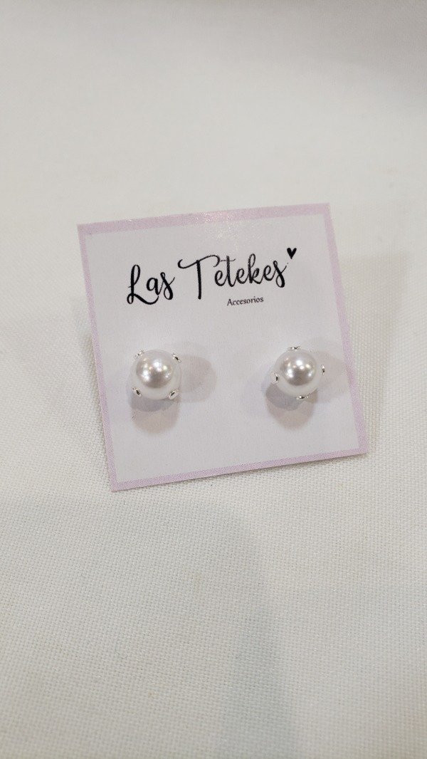 Producto - Aros perlas engastadas large