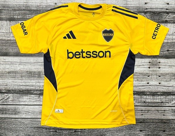 Producto - Camiseta Boca Entrenamiento Amarilla 2025