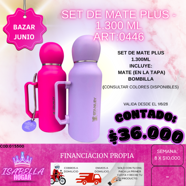 Producto - SET DE MATE PLUS - 1.300 ML COD:018009