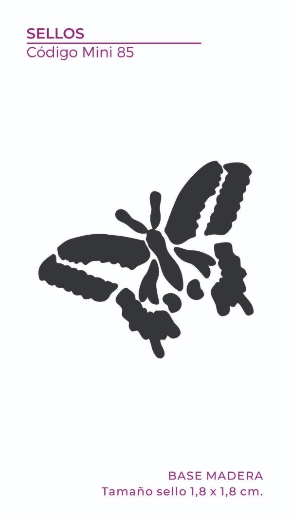 Producto - Mini Sello 85 - Mariposa