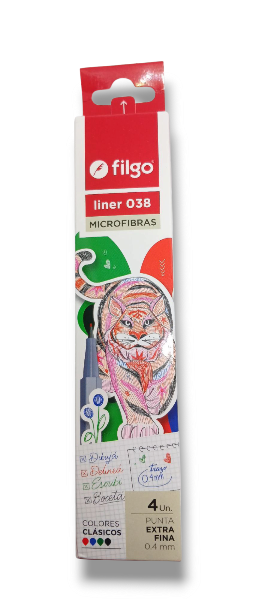 Producto - Filgo liner 038 Colores clásicos x 4