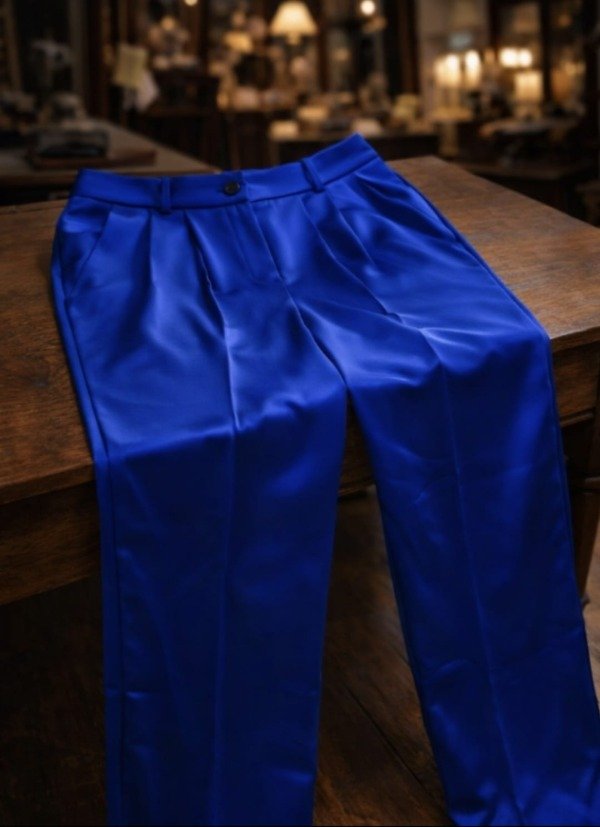 Producto - PANTALON OSSIRA raso AZUL - 1