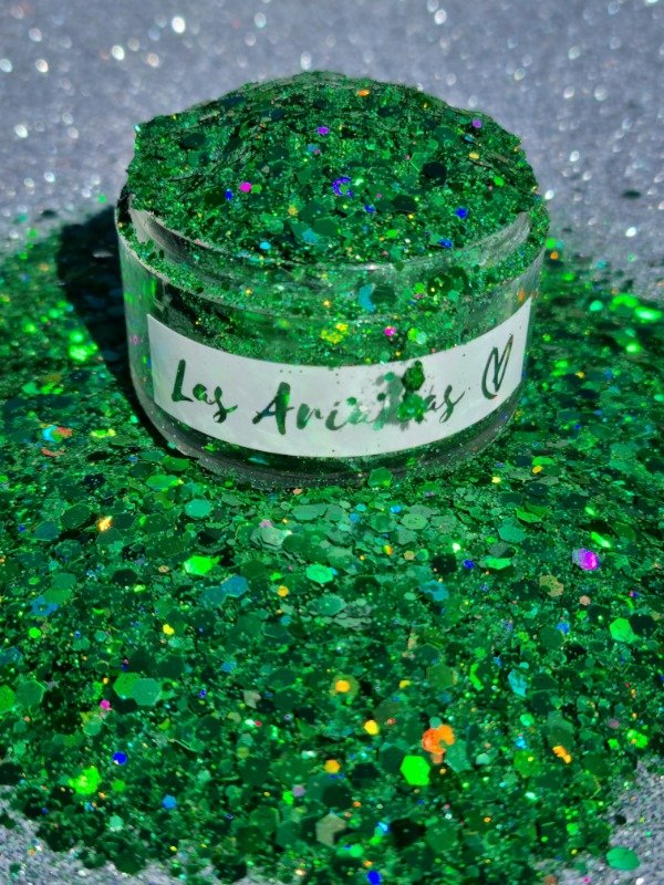 Producto - Glitter holográfico Verde  x50g